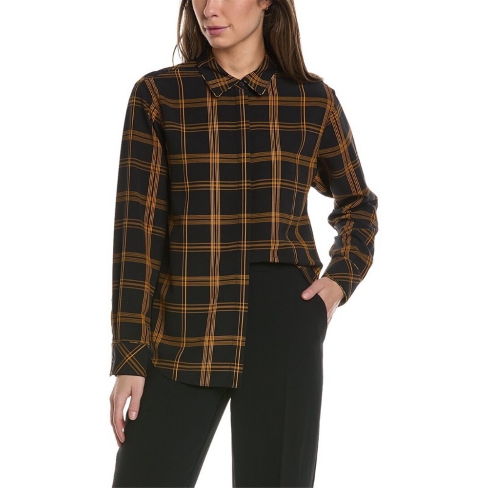New Lafayette 148 Rae Drop Shoulder Shirt